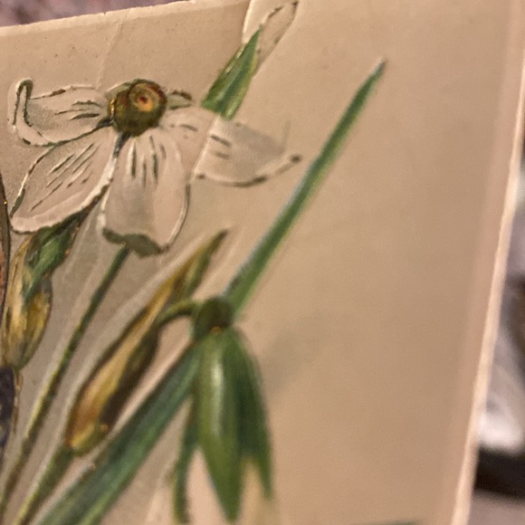 Antique Embossed Easter Greeting Postcard- No Writing - Picture 6 of 8